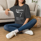 Resignation Chess Tee — 'Resignation' Graphic T‑Shirt with Chess King Surrender Design