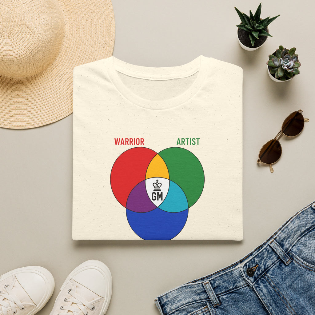 Venn Diagram 'Warrior Artist Scholar' Graphic T‑Shirt