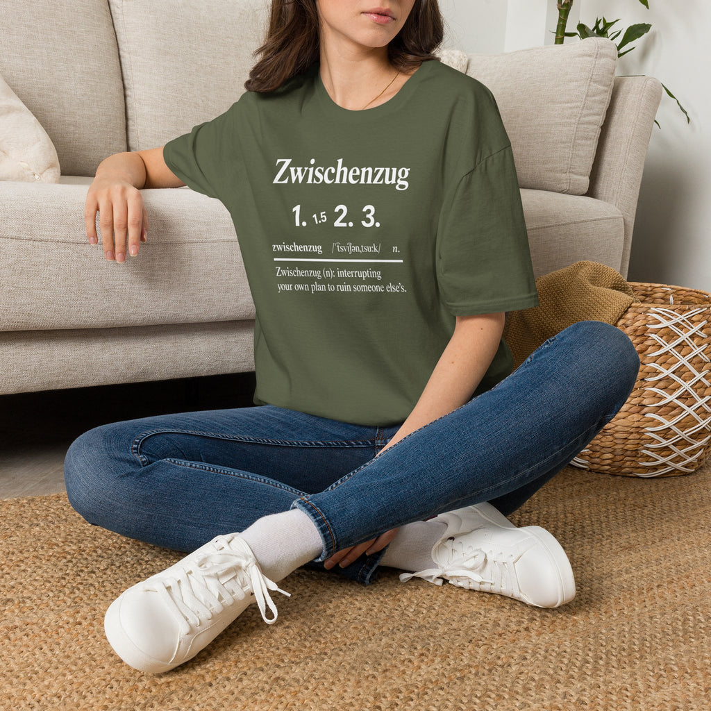 Zwischenzug Definition T-Shirt — Chess Term Typography Tee