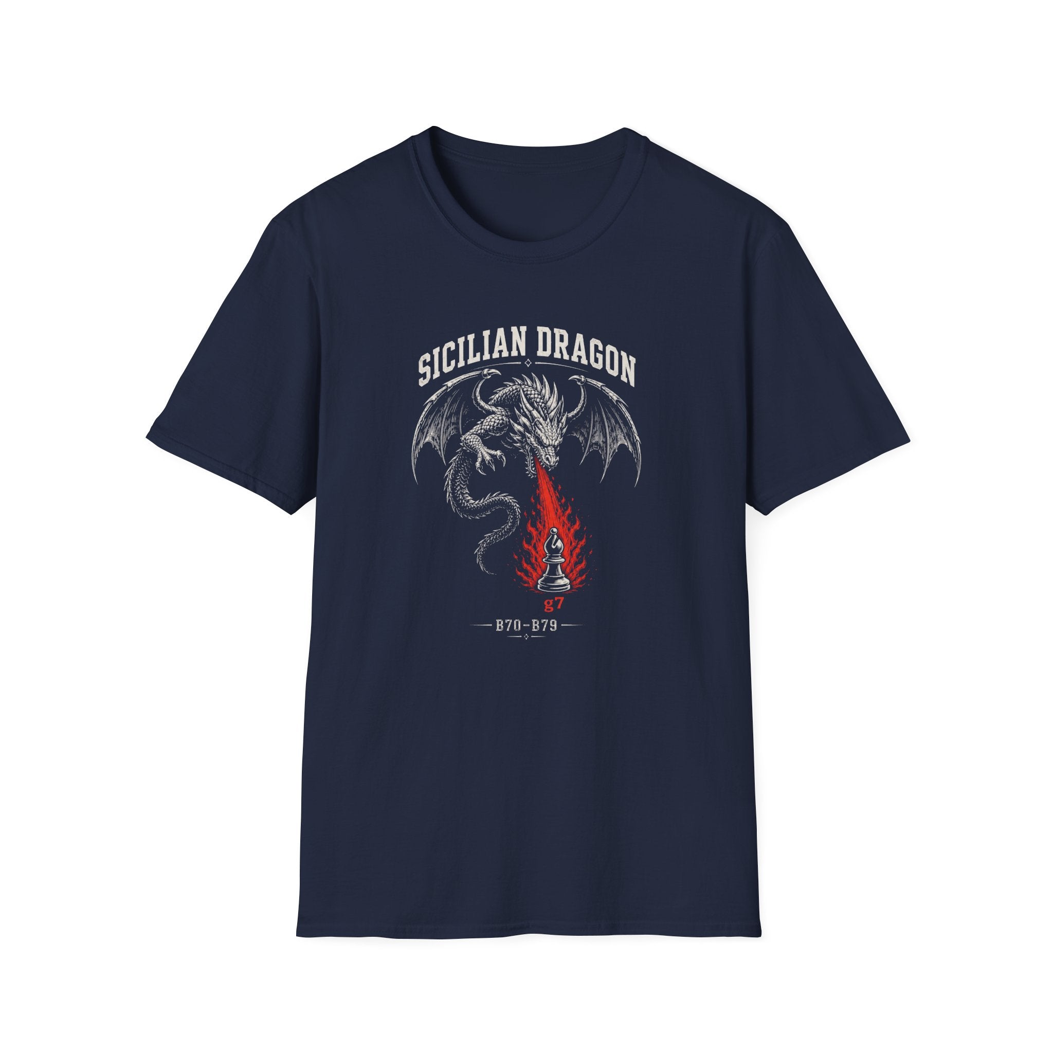 Sicilian Dragon T-Shirt — Vintage Fire-Breathing Dragon Tee