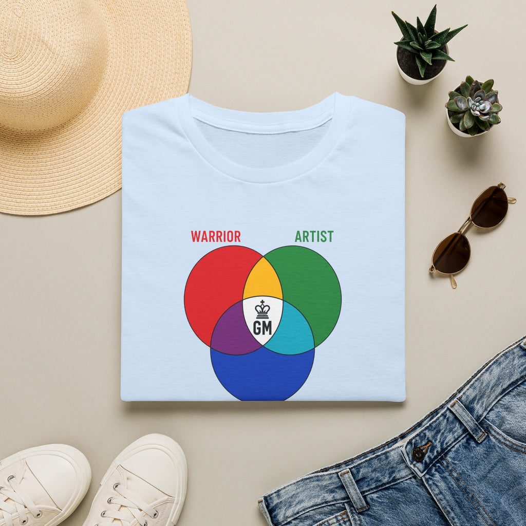 Venn Diagram 'Warrior Artist Scholar' Graphic T‑Shirt