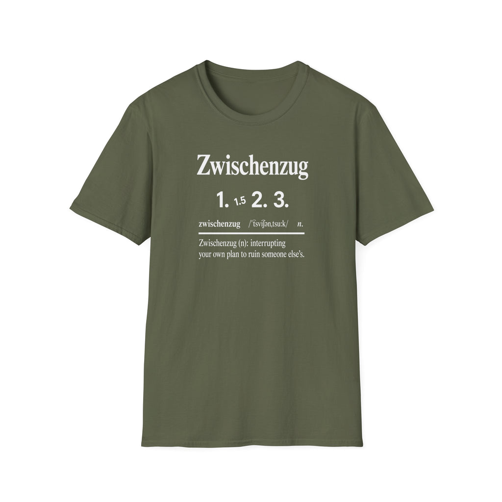 Zwischenzug Definition T-Shirt — Chess Term Typography Tee