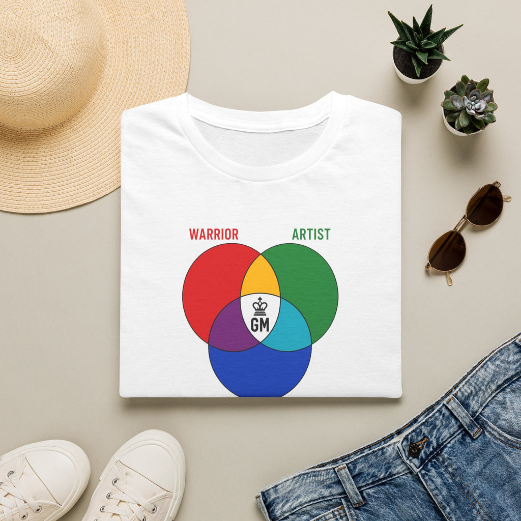 Venn Diagram 'Warrior Artist Scholar' Graphic T‑Shirt