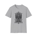 Skull Crown T-Shirt — 'Every King Falls' Gothic Chess Skull Tee