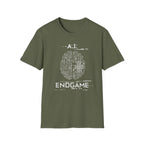 AI Endgame Circuit Brain T-Shirt