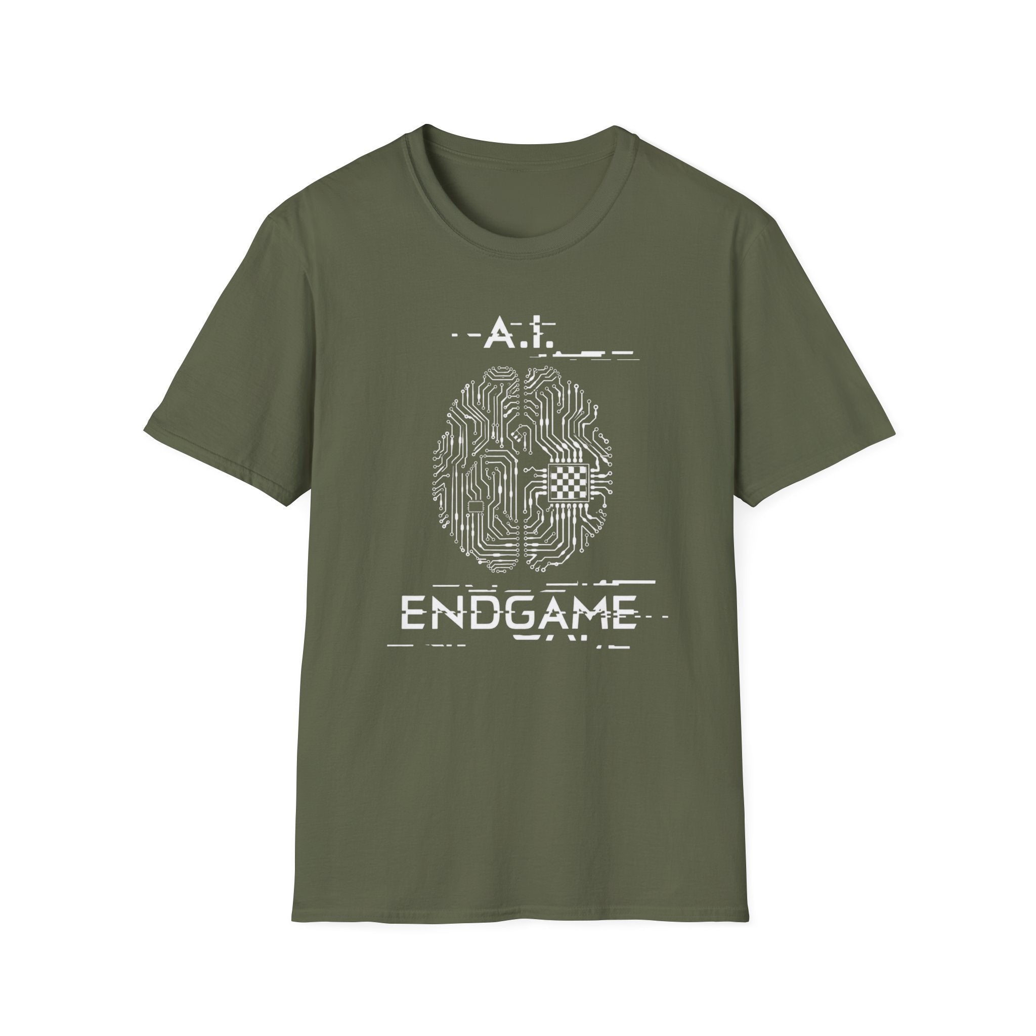 AI Endgame Circuit Brain T-Shirt