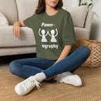 Pawn-ography Chess T-Shirt — Funny Pawn High-Five Tee for Chess Players & Gifts