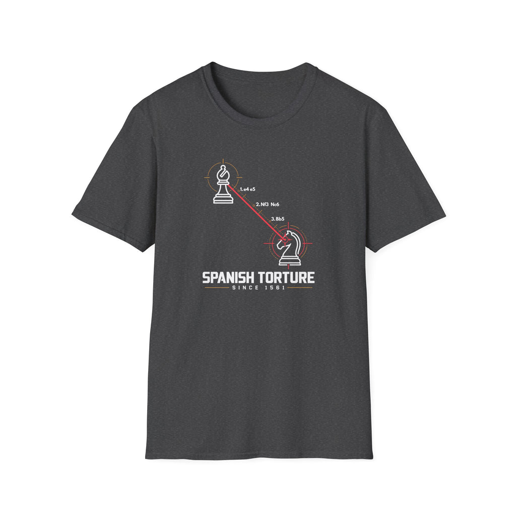 Chess 'Spanish Torture' T-Shirt — Opening Trap Diagram Tee