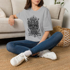 Skull Crown T-Shirt — 'Every King Falls' Gothic Chess Skull Tee