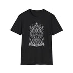 Skull Crown T-Shirt — 'Every King Falls' Gothic Chess Skull Tee