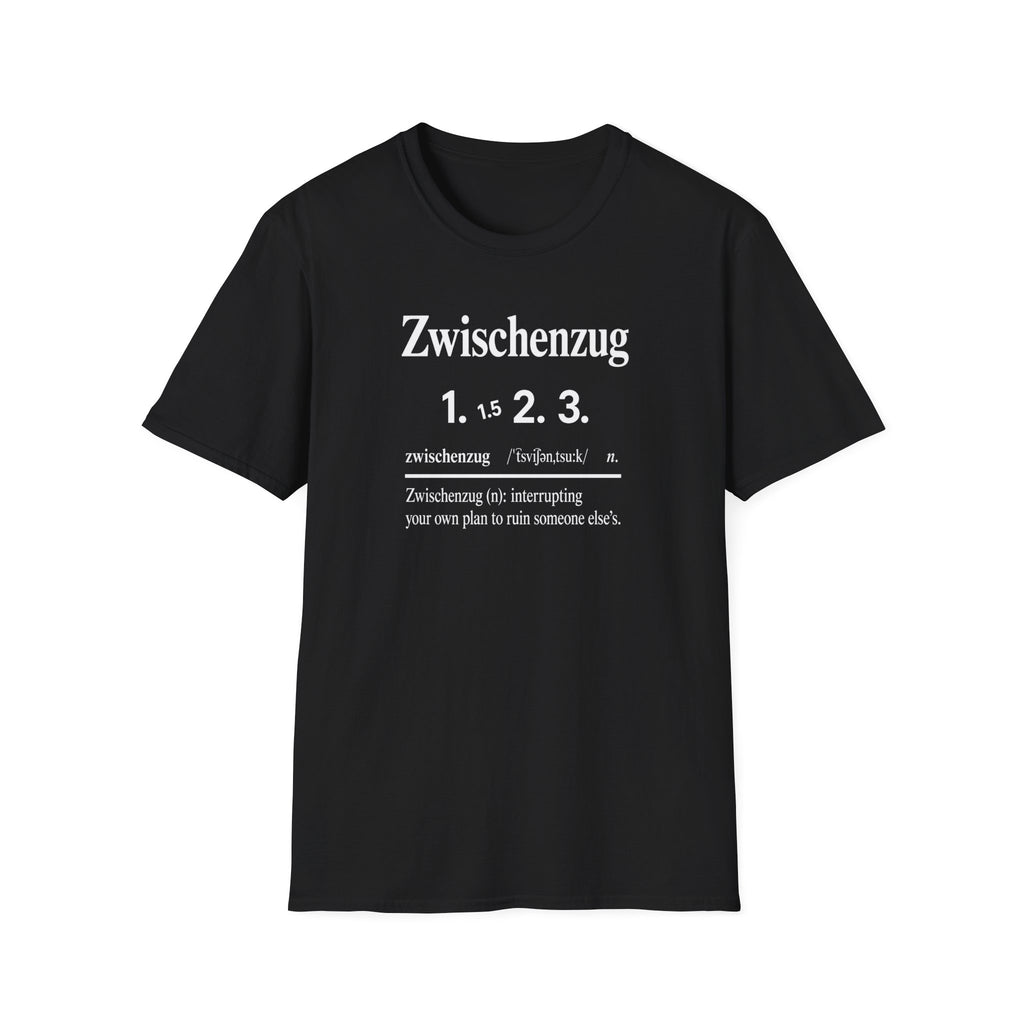 Zwischenzug Definition T-Shirt — Chess Term Typography Tee
