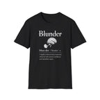 Blunder Definition T-Shirt — Brain Illustration Funny Dictionary Tee
