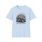 Caro-Kann Defense Chess T-Shirt — Vintage King & Crown Chessboard Design