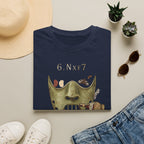 6.Nxf7 Chess Mask T‑Shirt — Novelty Chess Puzzle Tee