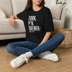 T-Shirt — 'Fork. Pin. Skewer.' Chef Tools Graphic Tee
