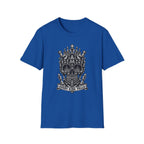 Skull Crown T-Shirt — 'Every King Falls' Gothic Chess Skull Tee