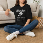 Blunder Definition T-Shirt — Brain Illustration Funny Dictionary Tee