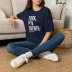 T-Shirt — 'Fork. Pin. Skewer.' Chef Tools Graphic Tee