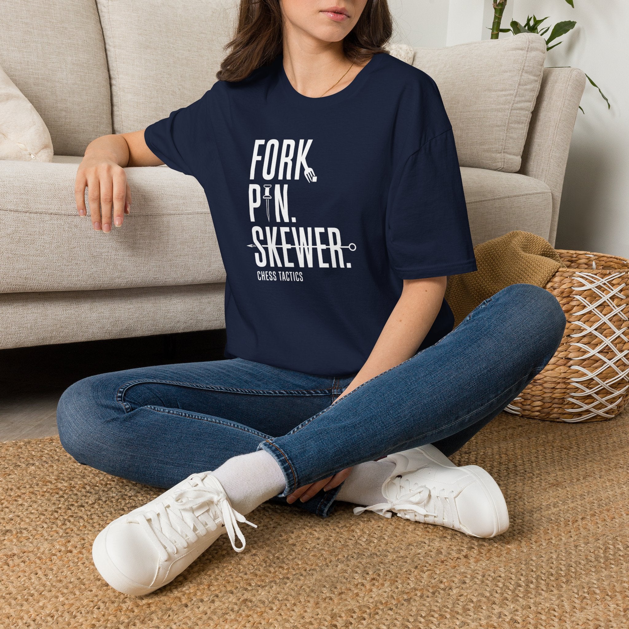T-Shirt — 'Fork. Pin. Skewer.' Chef Tools Graphic Tee
