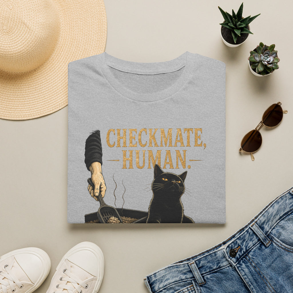 Checkmate, Human. Cat Chess T-Shirt