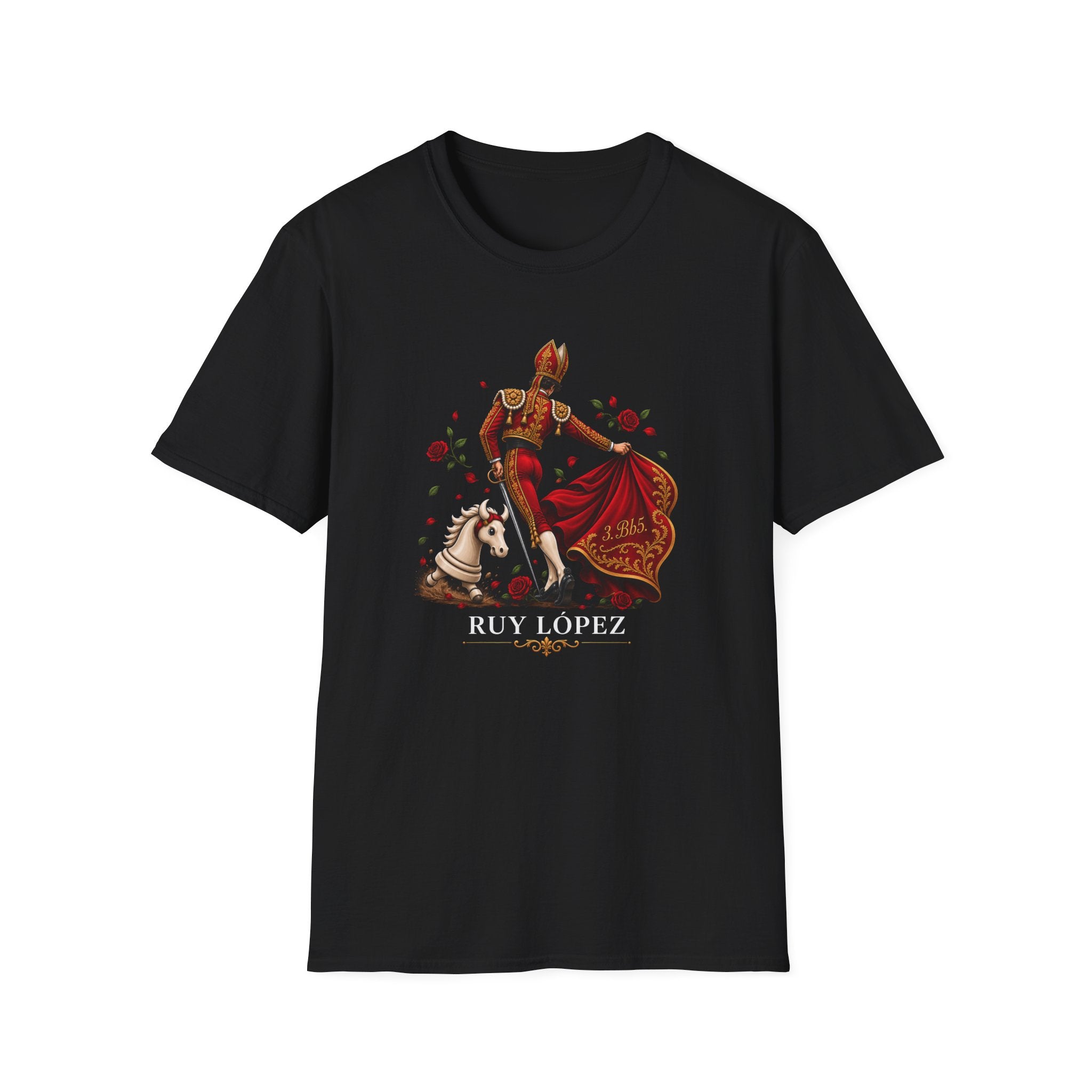 Matador Bullfighter Art T-Shirt — 'Ruy López' Spanish Toreador Graphic Tee