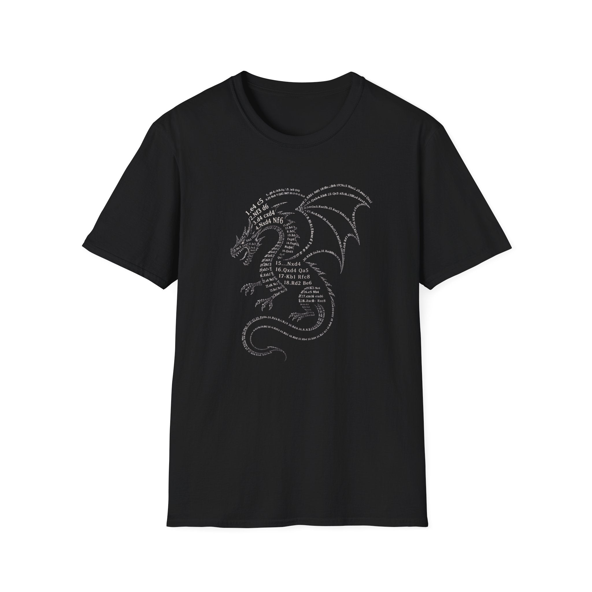 Dragon Typography T-Shirt — Word Art Dragon Graphic Tee