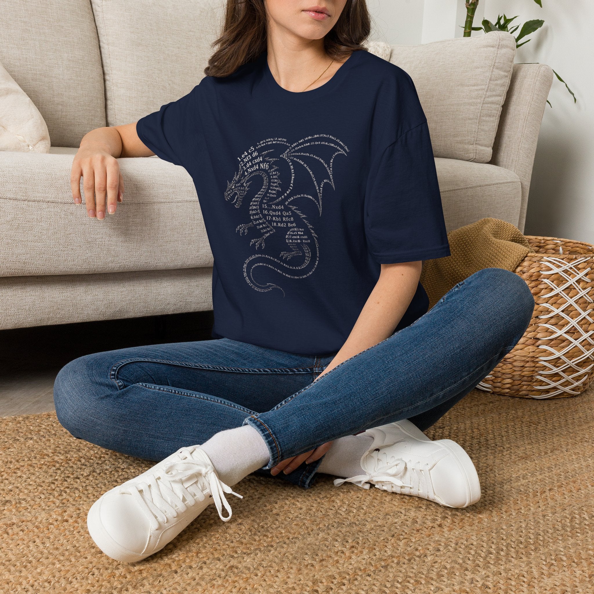 Dragon Typography T-Shirt — Word Art Dragon Graphic Tee