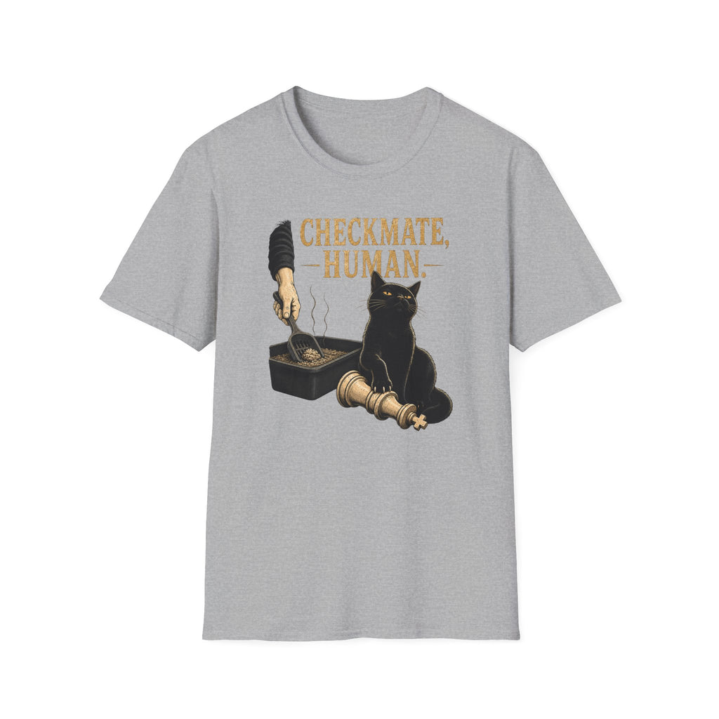 Checkmate, Human. Cat Chess T-Shirt