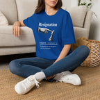 Resignation Chess Tee — 'Resignation' Graphic T‑Shirt with Chess King Surrender Design