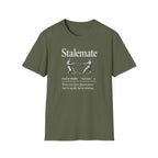 Stalemate T-Shirt — Vintage Fencing Chess Humor Tee