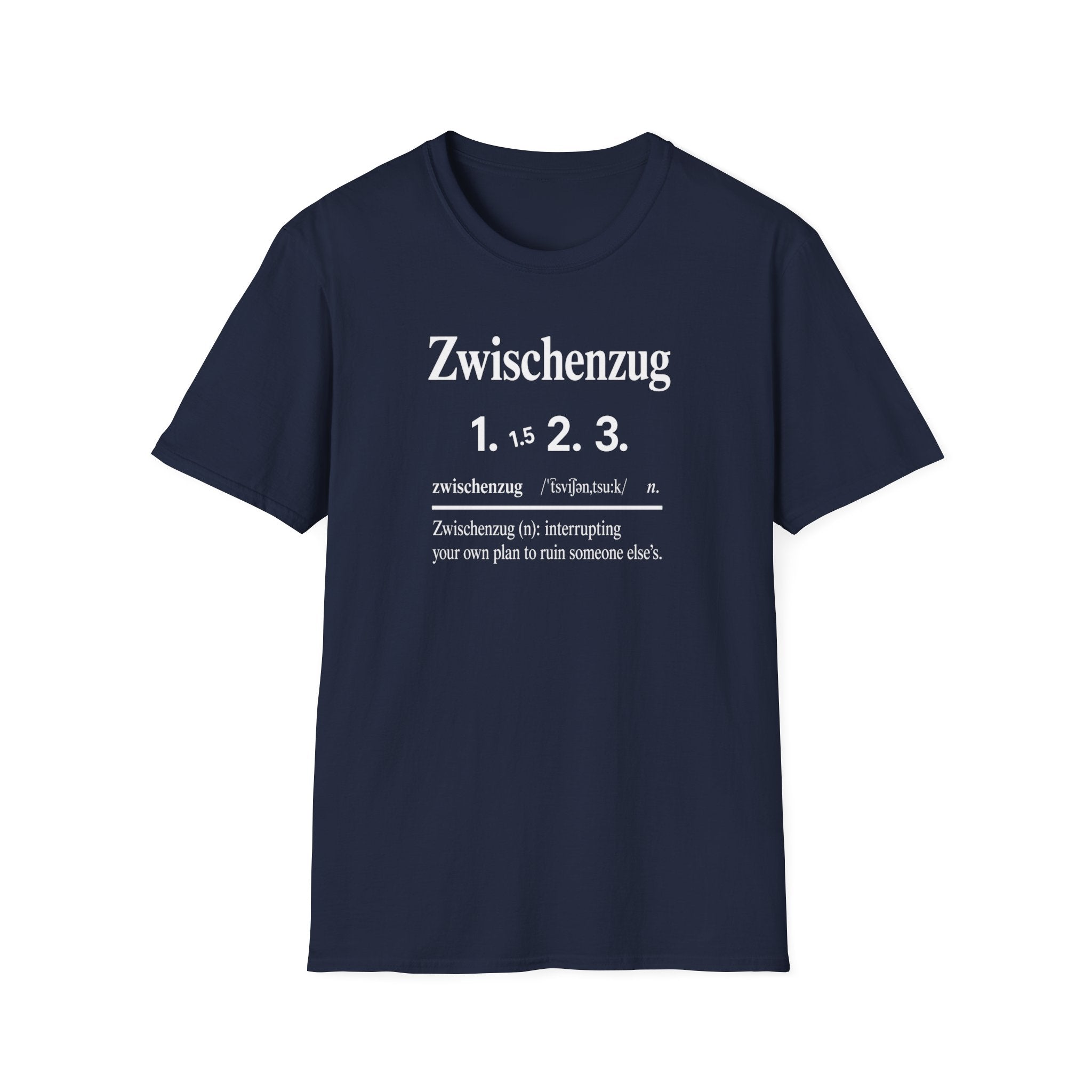 Zwischenzug Definition T-Shirt — Chess Term Typography Tee
