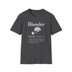Blunder Definition T-Shirt — Brain Illustration Funny Dictionary Tee