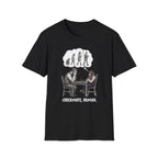T-Shirt — 'Checkmate, Human' Chess Apes Evolution Graphic
