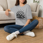 Caro-Kann Defense Chess T-Shirt — Vintage King & Crown Chessboard Design