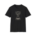 Chaos to Order Hourglass T-Shirt — Chess Pieces Graphic Tee