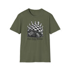 Caro-Kann Defense Chess T-Shirt — Vintage King & Crown Chessboard Design