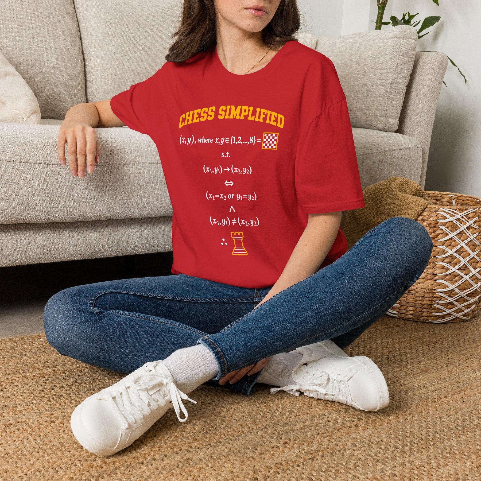 Chess Simplified T-Shirt — Math & Strategy Chess Humor Tee