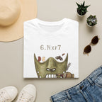6.Nxf7 Chess Mask T‑Shirt — Novelty Chess Puzzle Tee