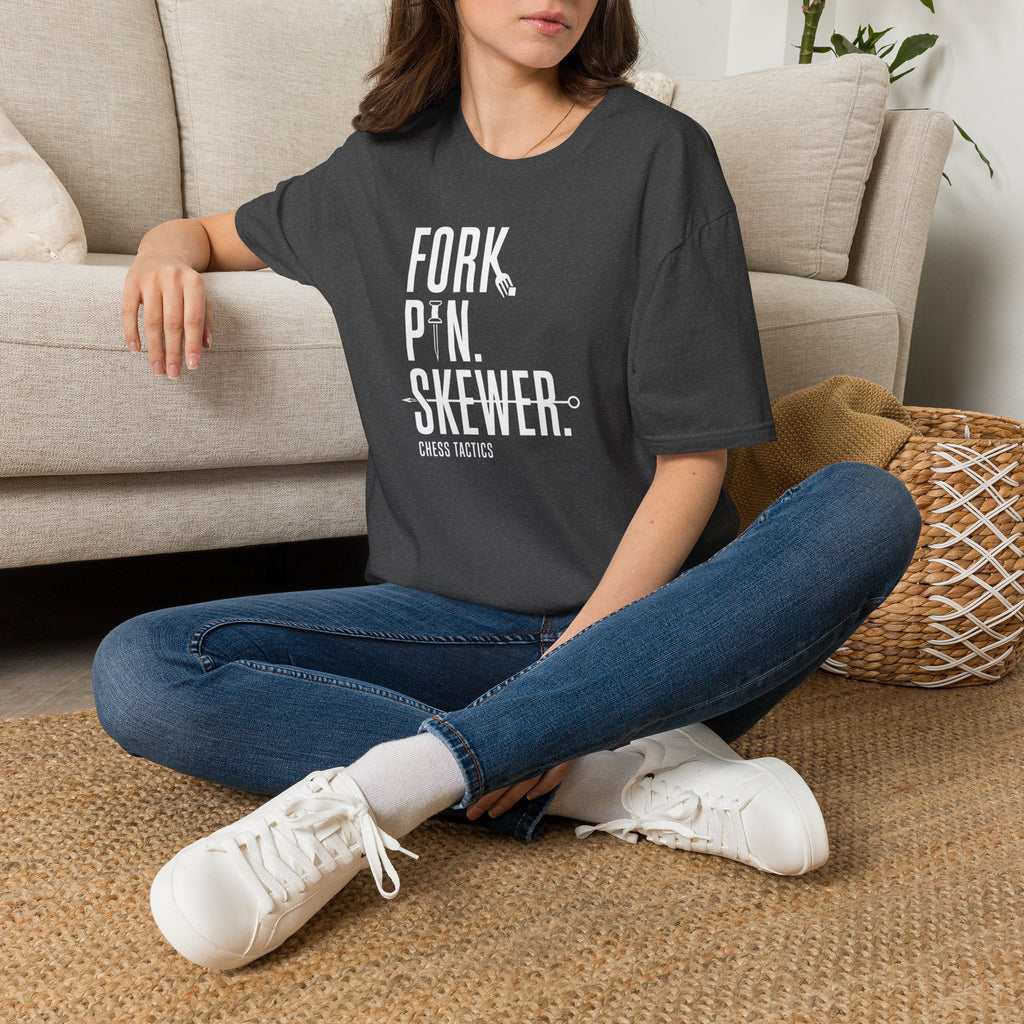 T-Shirt — 'Fork. Pin. Skewer.' Chef Tools Graphic Tee
