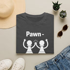 Pawn-ography Chess T-Shirt — Funny Pawn High-Five Tee for Chess Players & Gifts