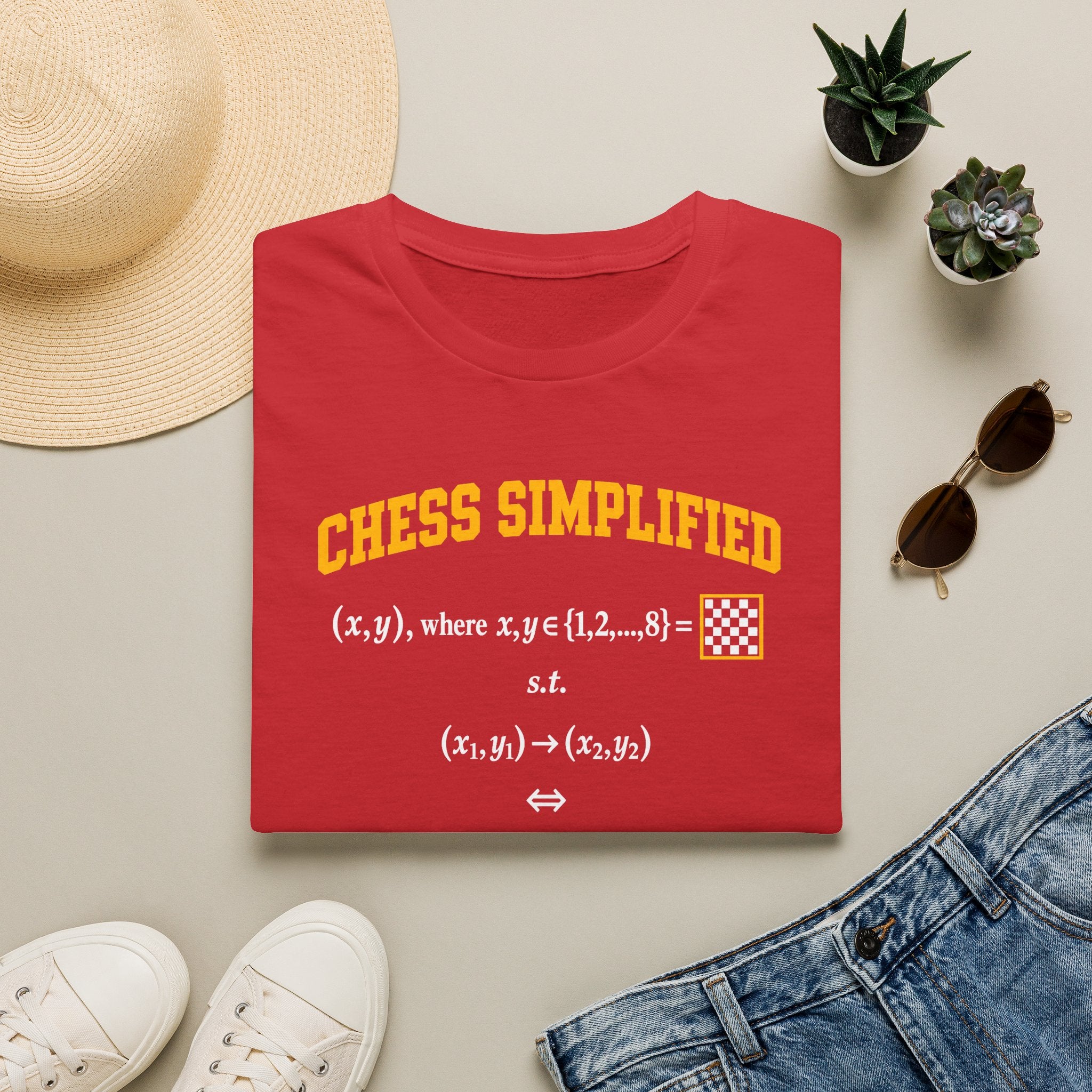 Chess Simplified T-Shirt — Math & Strategy Chess Humor Tee