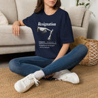 Resignation Chess Tee — 'Resignation' Graphic T‑Shirt with Chess King Surrender Design