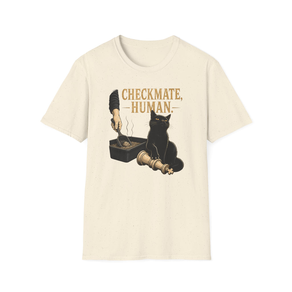 Checkmate, Human. Cat Chess T-Shirt