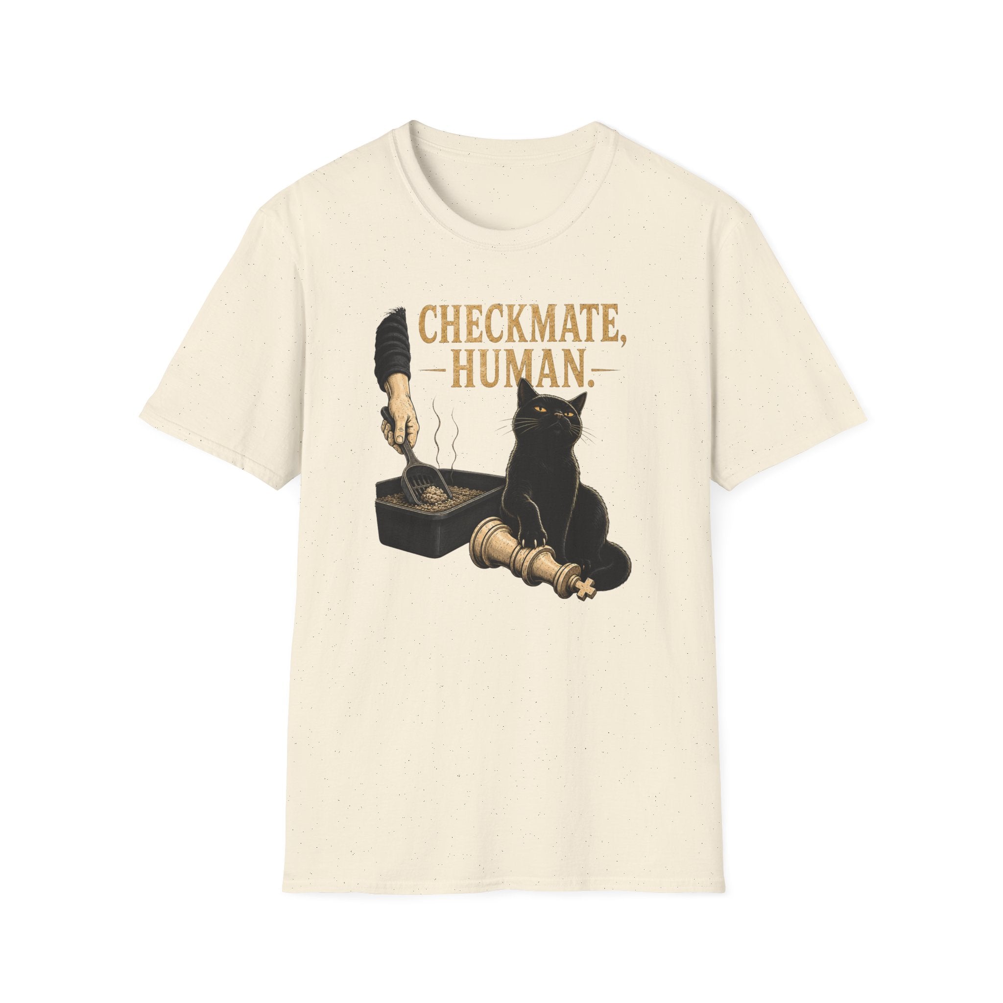 Checkmate, Human. Cat Chess T-Shirt