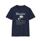 Blunder Definition T-Shirt — Brain Illustration Funny Dictionary Tee