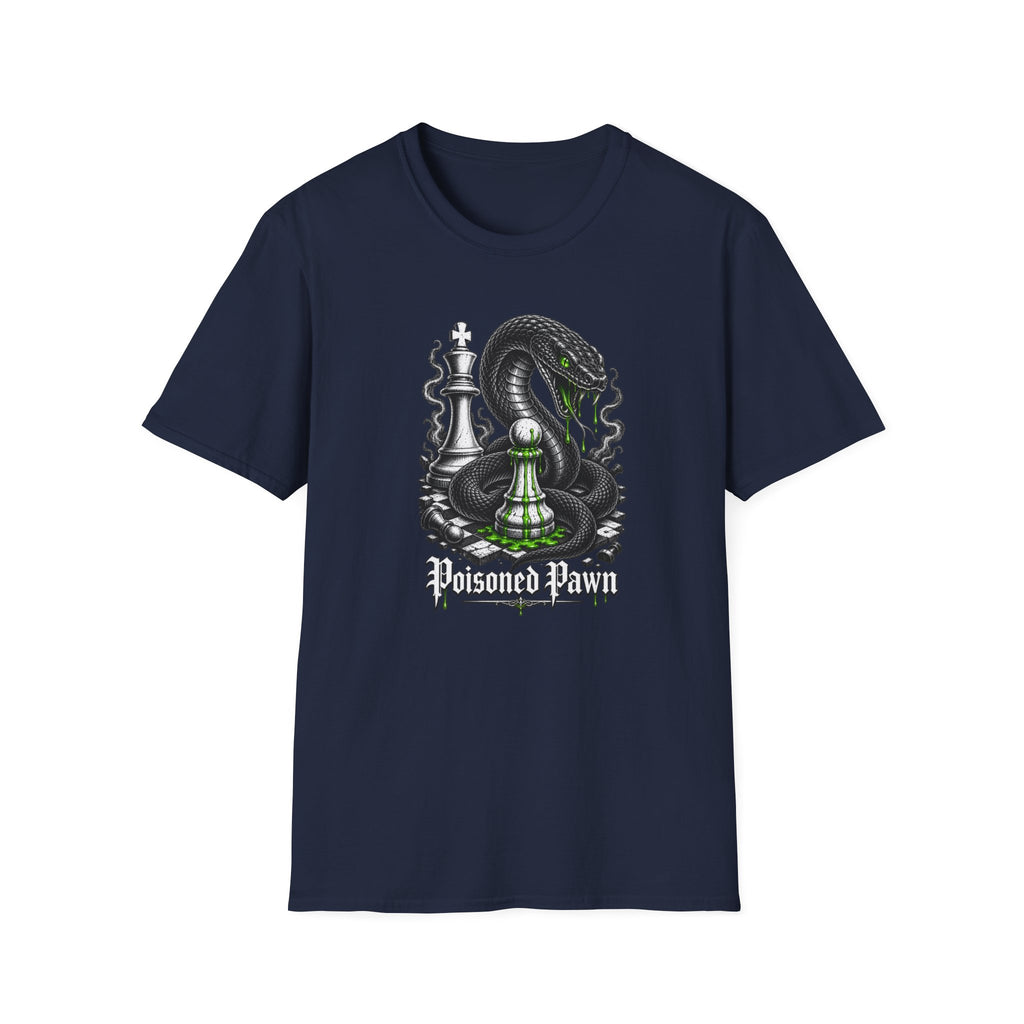 Snake Chess T-Shirt — Green Venom Chess Piece Graphic Tee