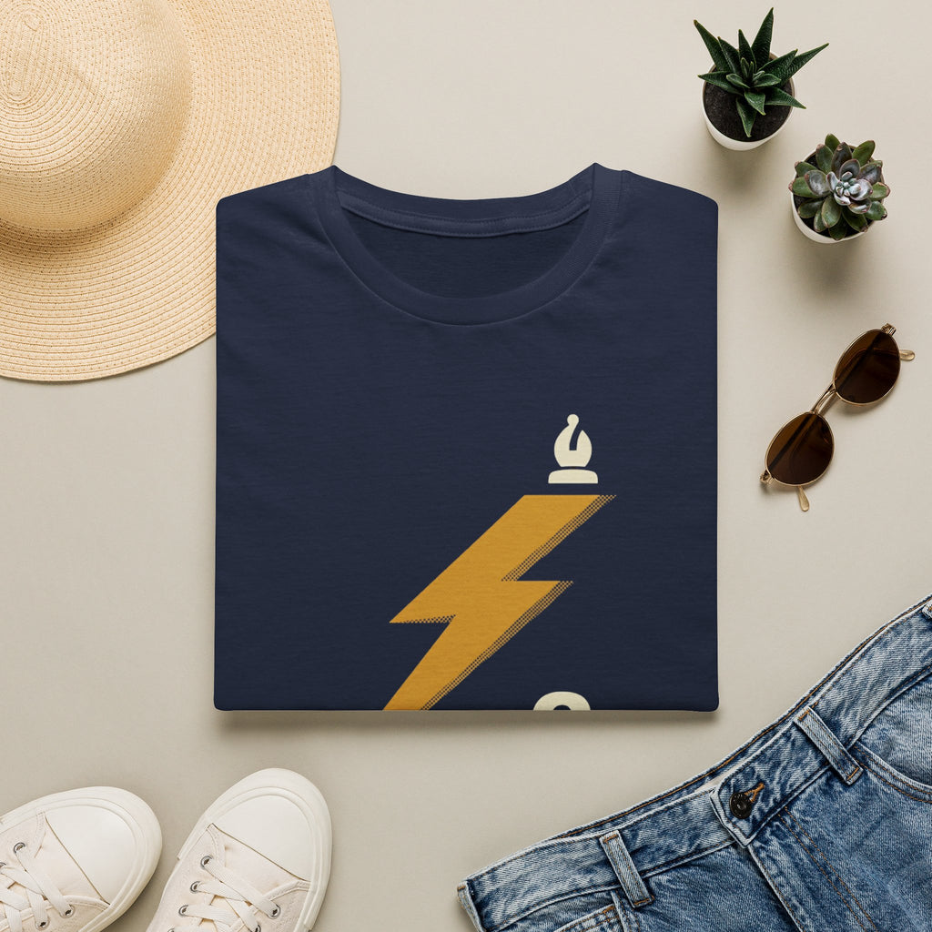 Lightning Bolt Graphic T‑Shirt — Retro 96 Design