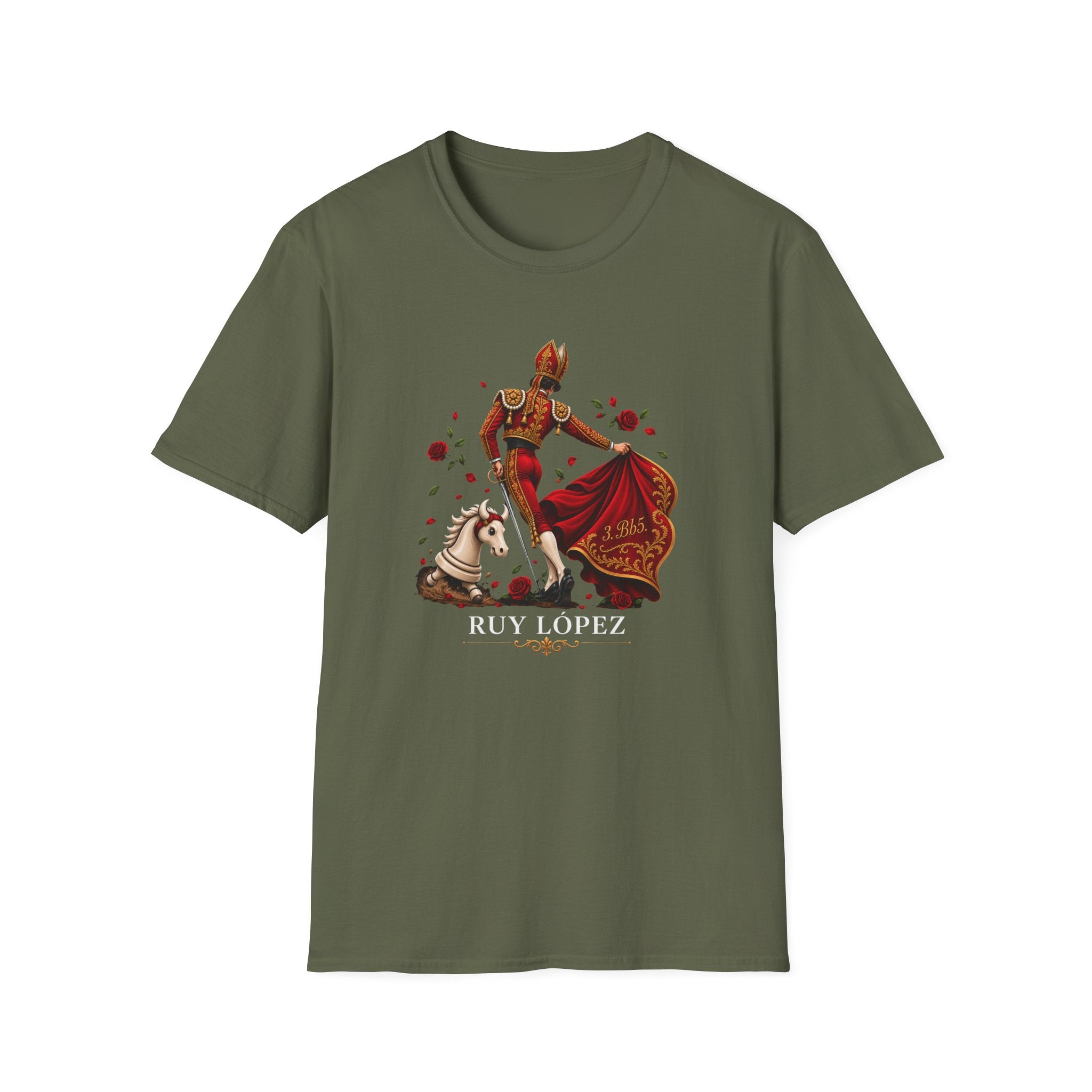 Matador Bullfighter Art T-Shirt — 'Ruy López' Spanish Toreador Graphic Tee