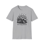Caro-Kann Defense Chess T-Shirt — Vintage King & Crown Chessboard Design