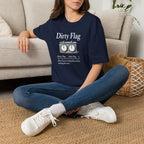 Dirty Flag Chess Clock T-Shirt — Funny Chess Player Gift